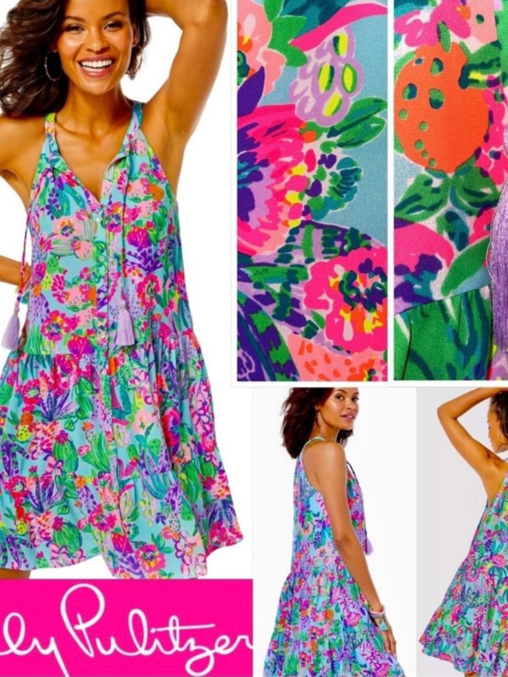 NWOT Lilly Pulitzer Carolane Me and My Zesty Dress
